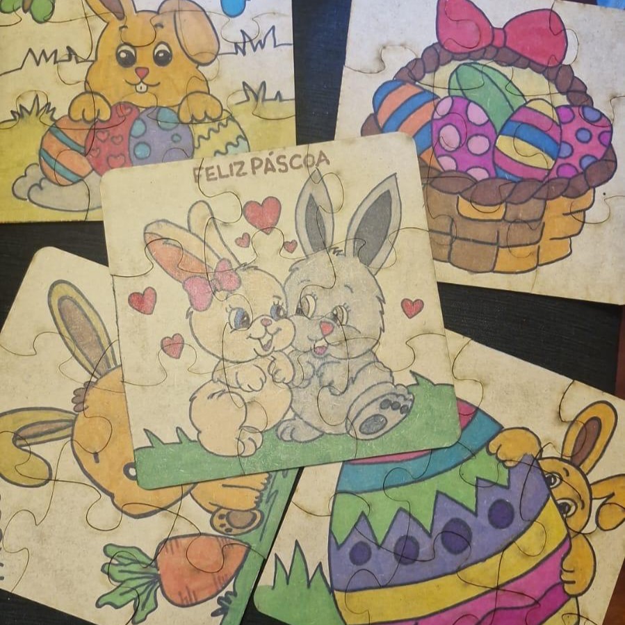 Quebra-cabeças em MDF