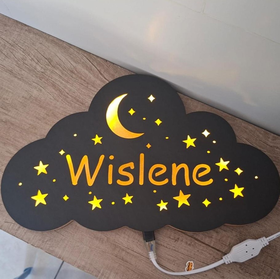 Luminárias em MDF cortado a laser