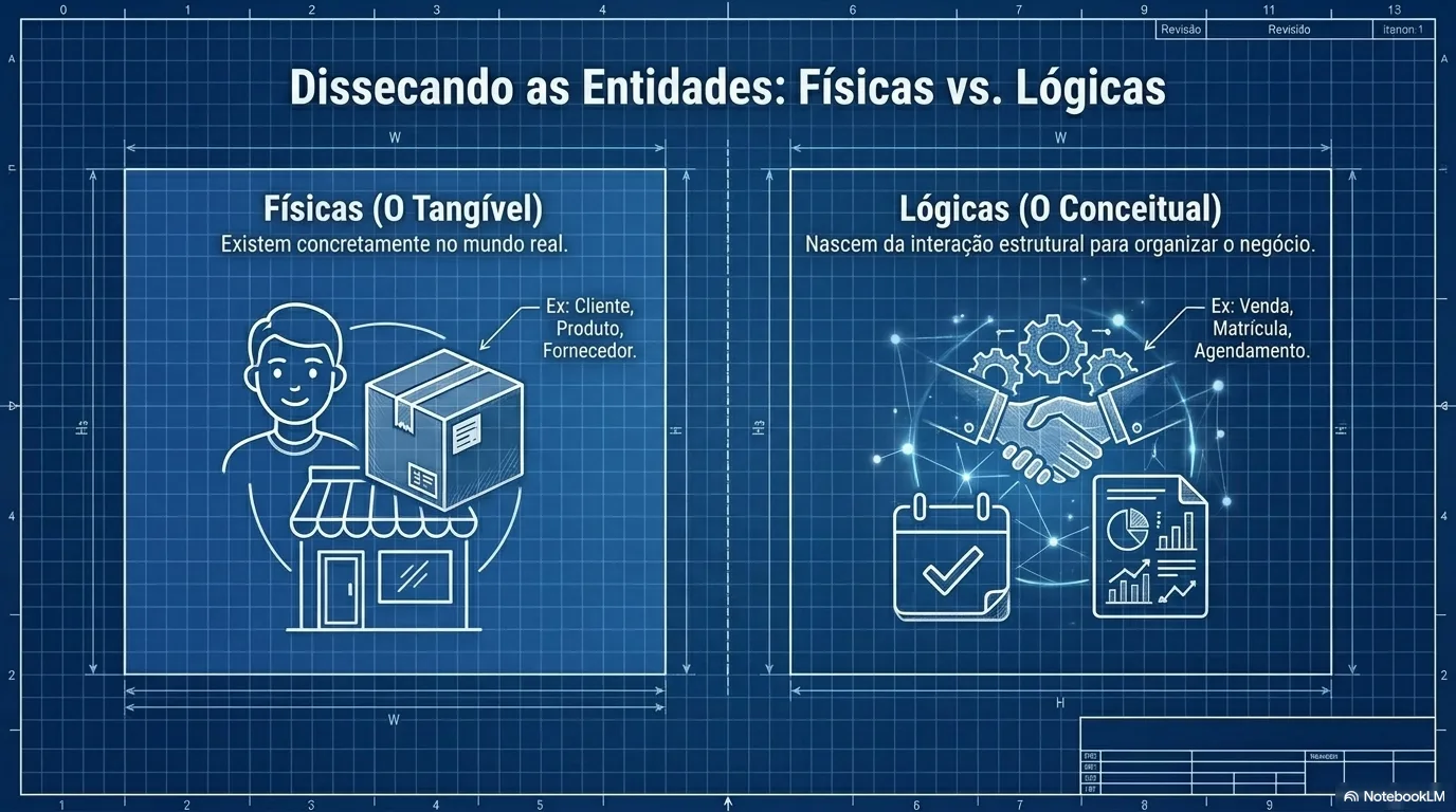 Entidades Físicas vs Lógicas