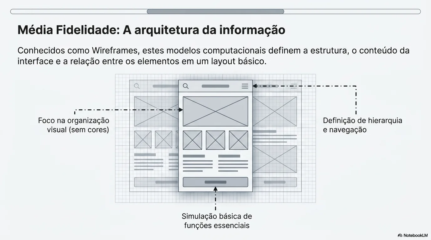 Wireframes — Média Fidelidade