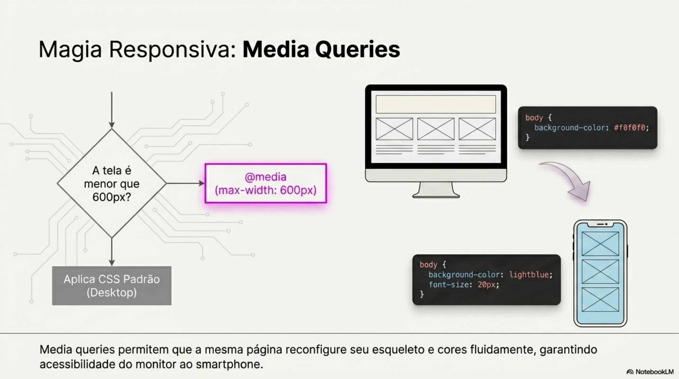 Media Queries — lógica de responsividade