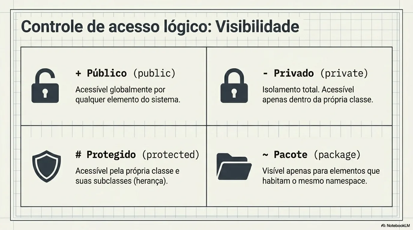 Controle de acesso lógico: Visibilidade