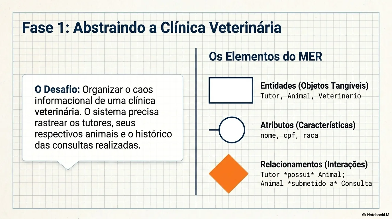 Fase 1: Abstraindo a Clínica Veterinária