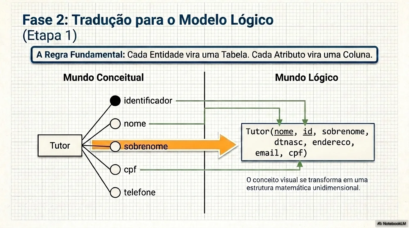 Fase 2: Tradução para o Modelo Lógico
